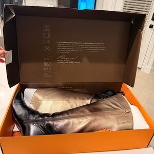 Naturalizer ombré Heeled Boots wide calf